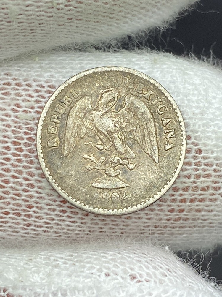 1904 Mexico 5 Centavos