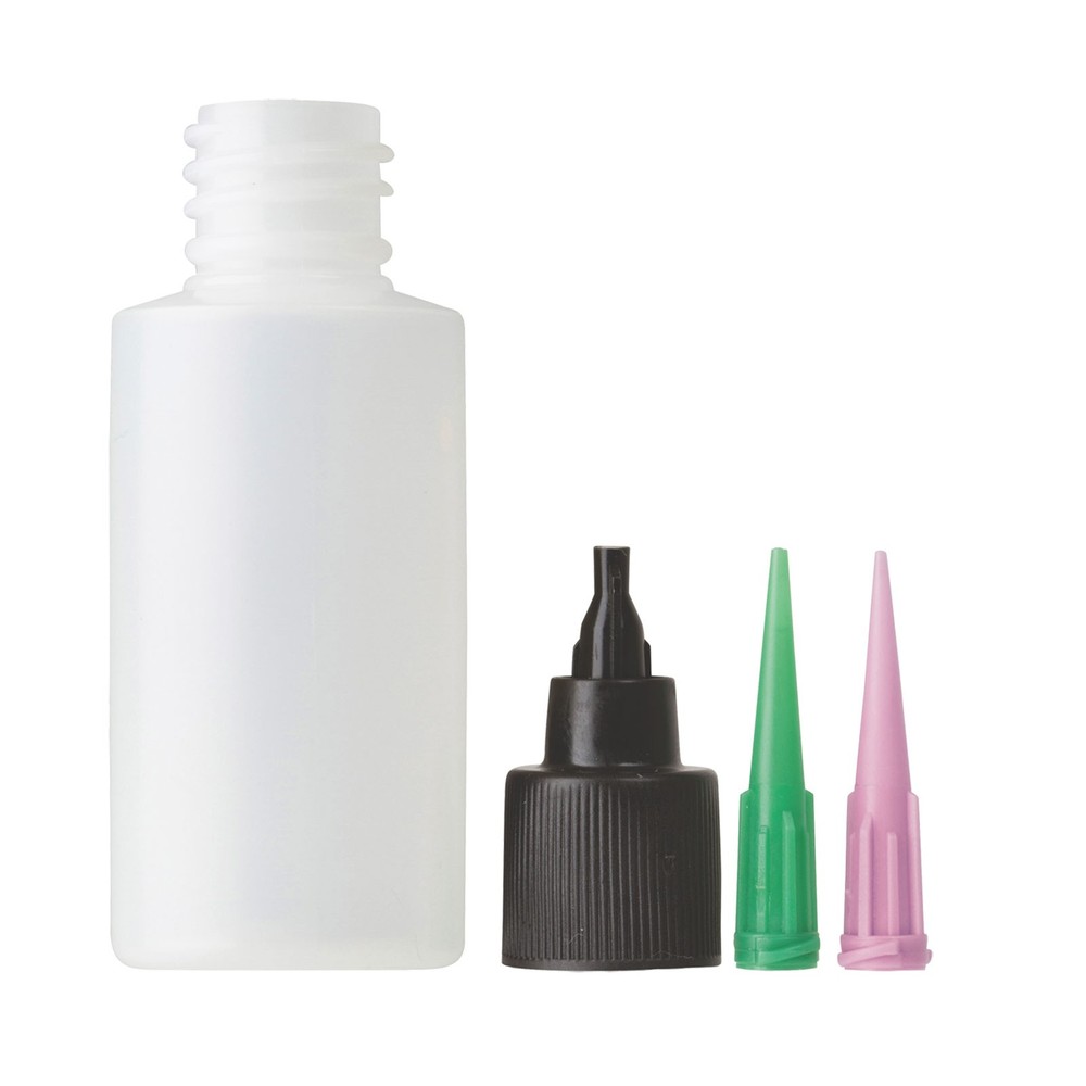 Loon Outdoors Applicator Bottle Cap & Needles Fly Fish Tying Cement or Solvent