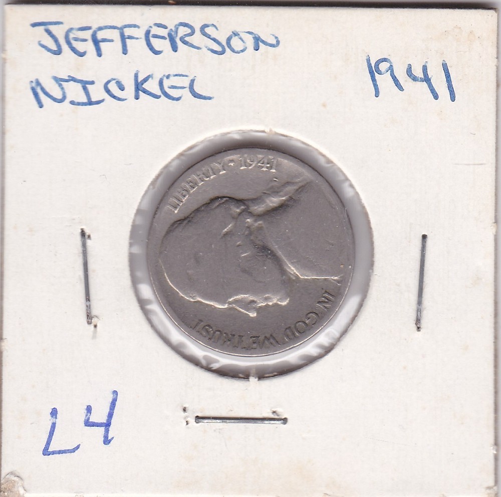 1941 Jefferson Nickel L4