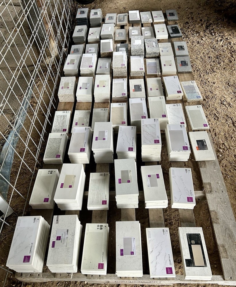 Pallet Of Assorted Quartz Tiles