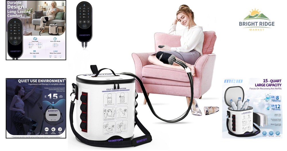 Cold Therapy Ice Machine with Continuous Circulation for Optimal Pain Management