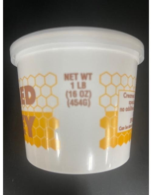 Creamed Honey Cup and Lid