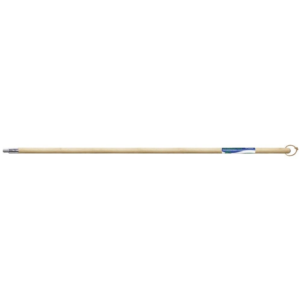 4' Bamboo Extension Pole for Paint Roller Threaded Metal Tip 3 Pack