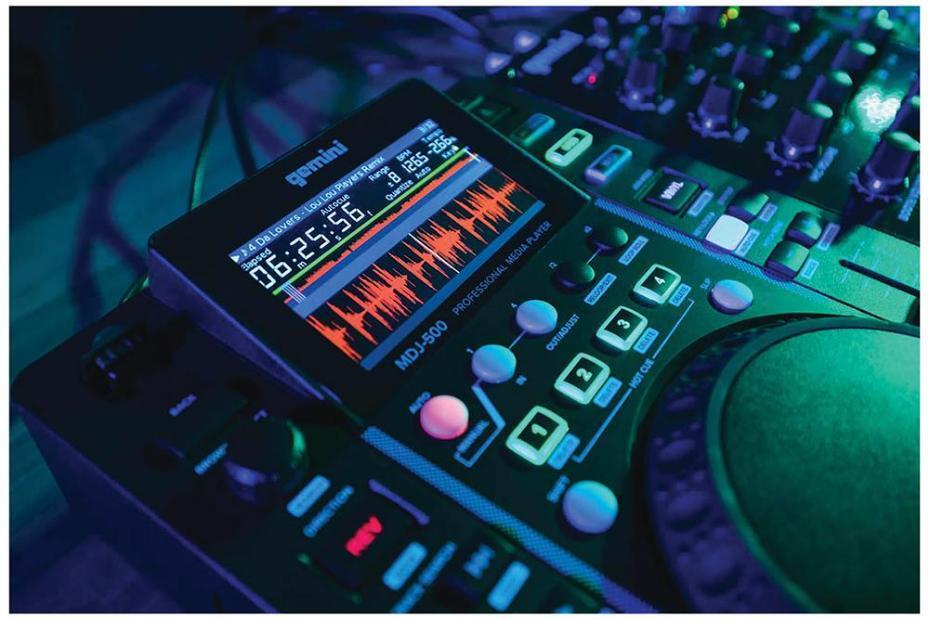 Professional Media Player With USB, 10.2cm Screen - MDJ-500