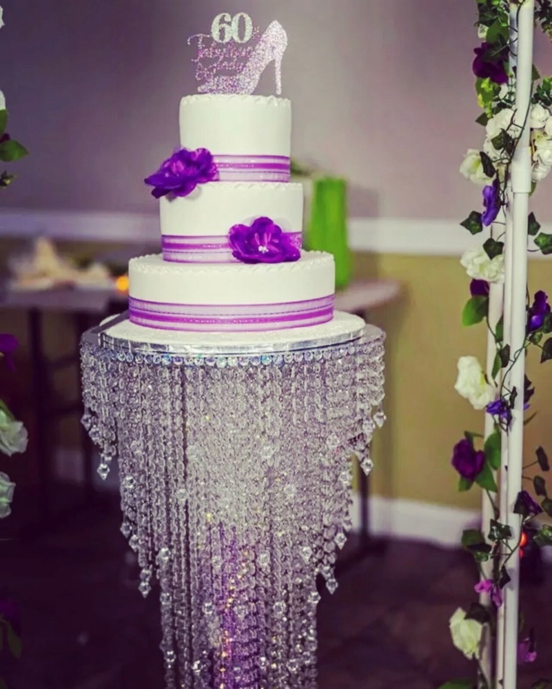 Wedding cake TABLE for Cake Stands Crystal Cake Table 12inch
