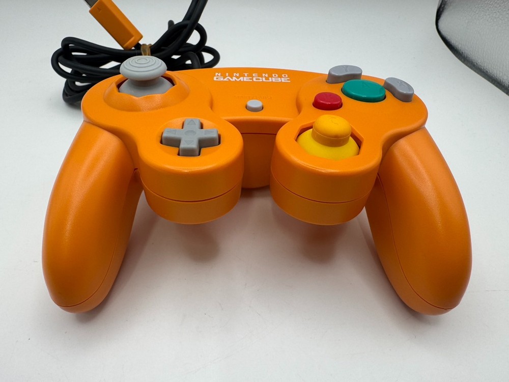 Nintendo GameCube Controller Orange DOL-003 Wired Controller Japan
