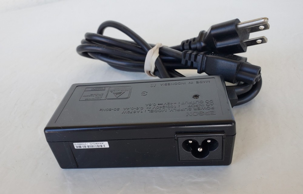 EPSON WORKFORCE PRO WF-3820 PRINTER POWER SUPPLY AND CORD
