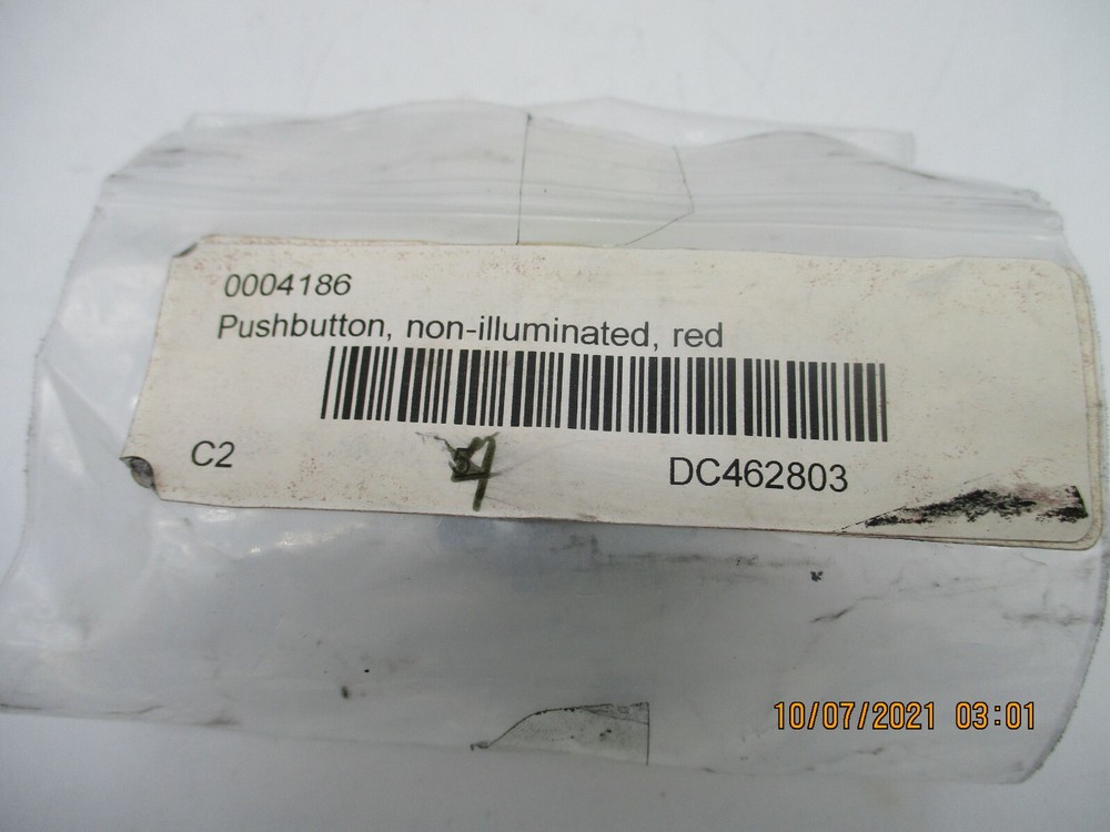 New DC462803 Red Non-Illuminated Pushbutton