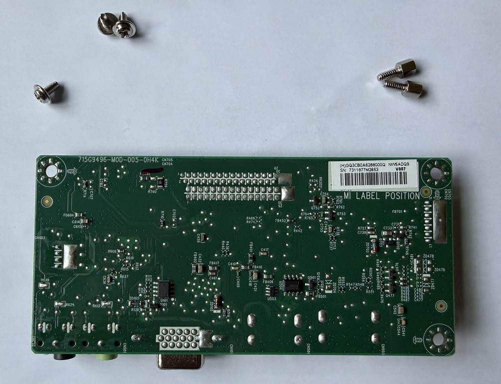 AOC Monito Model 27E2UA Circuits Boards