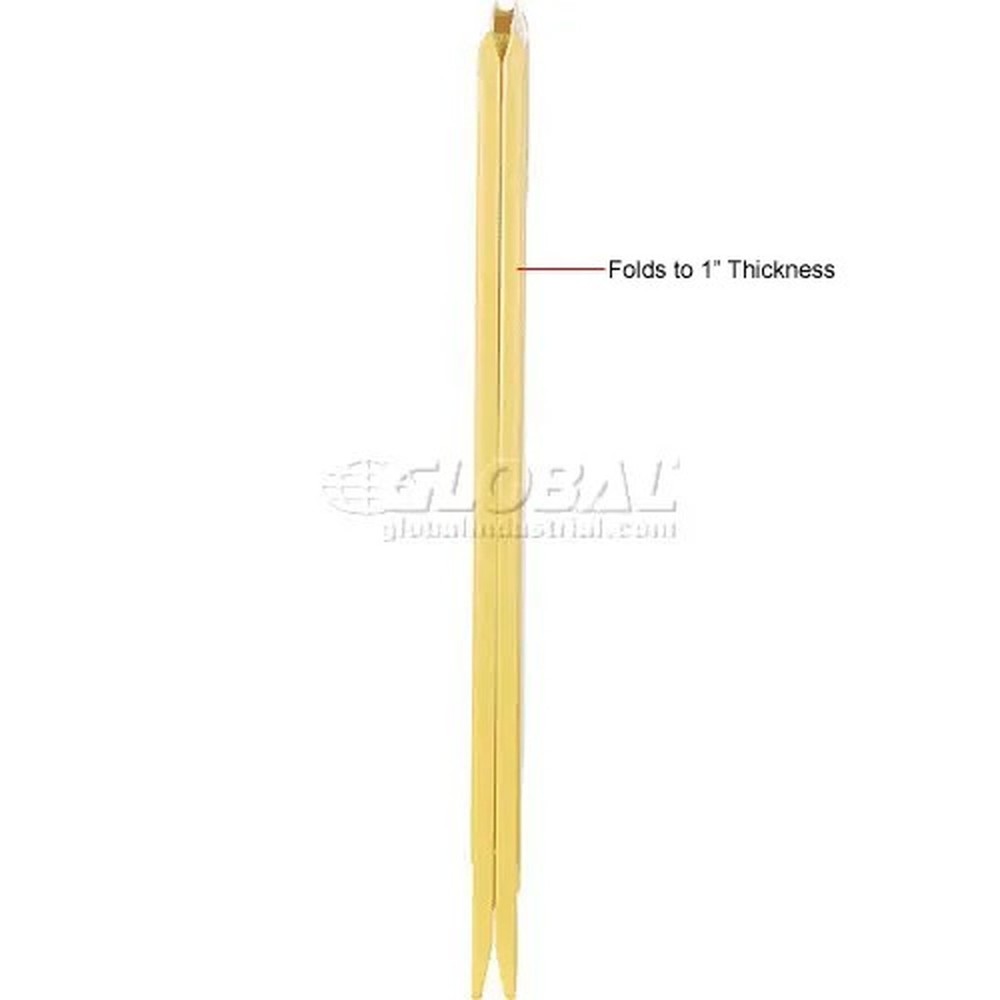 Global Industrial? Floor Sign 2 Sided Multi-Lingual - Caution