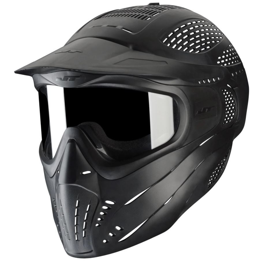 JT Paintball Premise Headshield Protective Single Lens Goggle Black