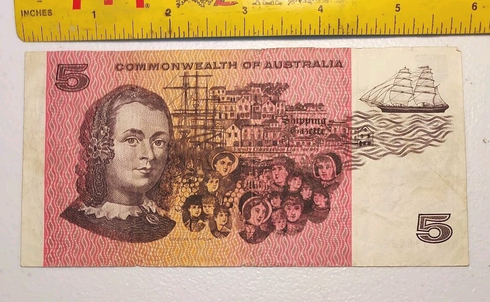 1969 Australia $5 Dollars Note; Pick 39b *FINE*
