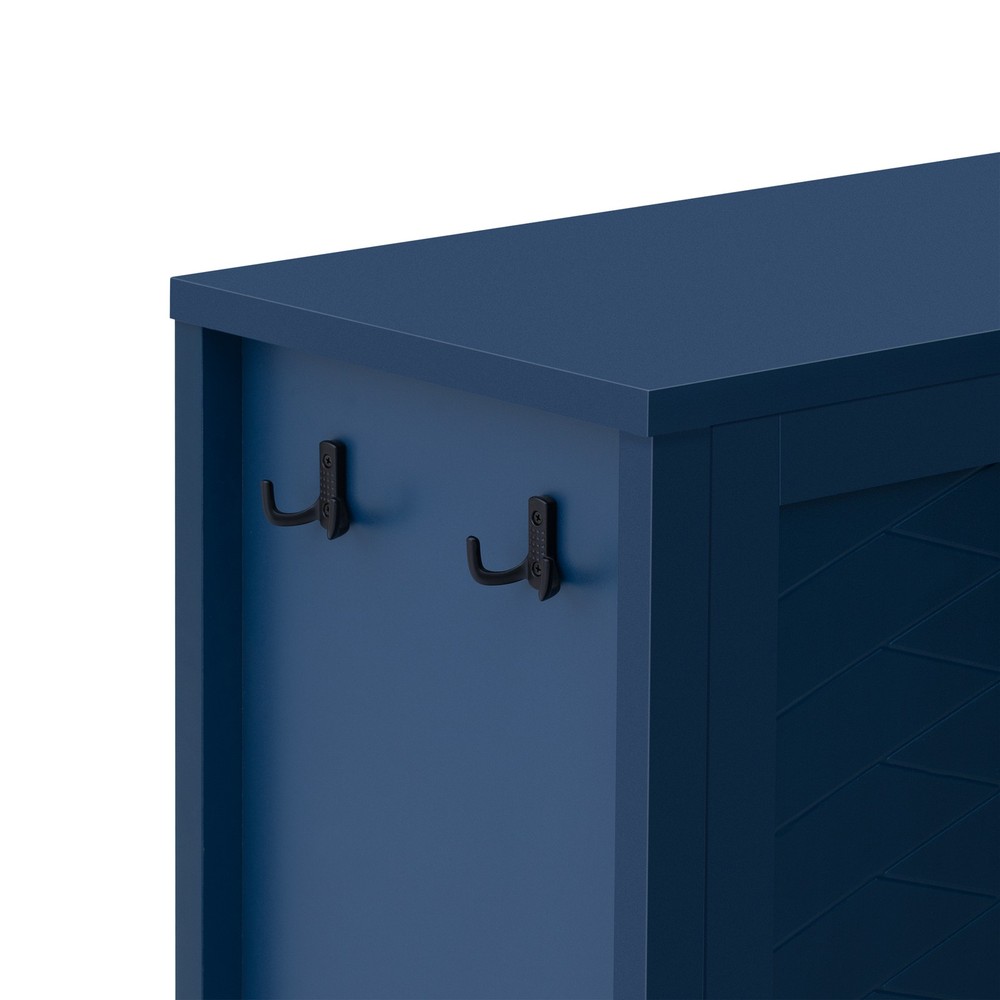 U_STYLE 55.1''Storage Sideboard with 4-Doors,Multi Functional Buffet with Open