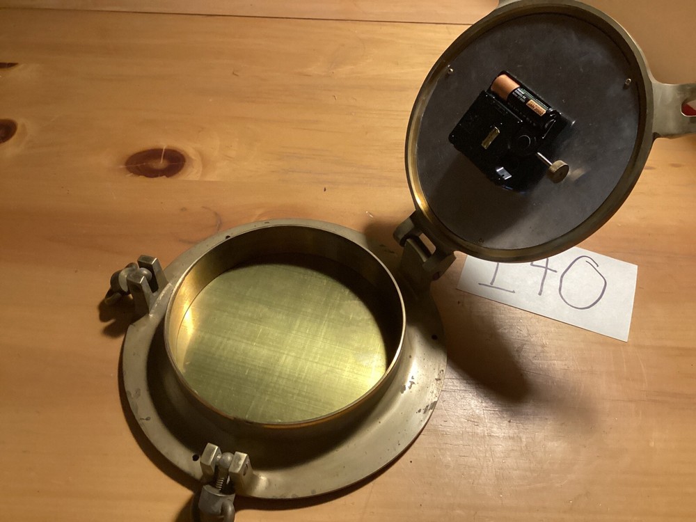 Vintage Accuracy Quartz Brass Clock