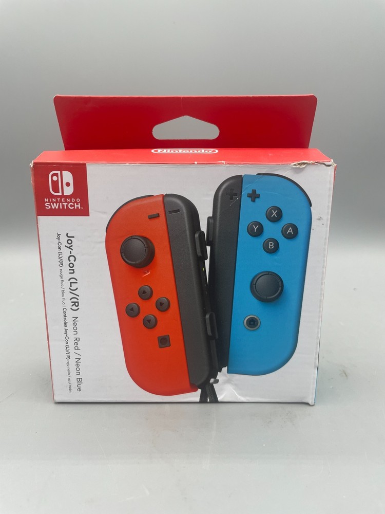 Nintendo Joy-Con Controller Neon Blue / Neon Red (HACAJAEAA) Switch FAST ship!