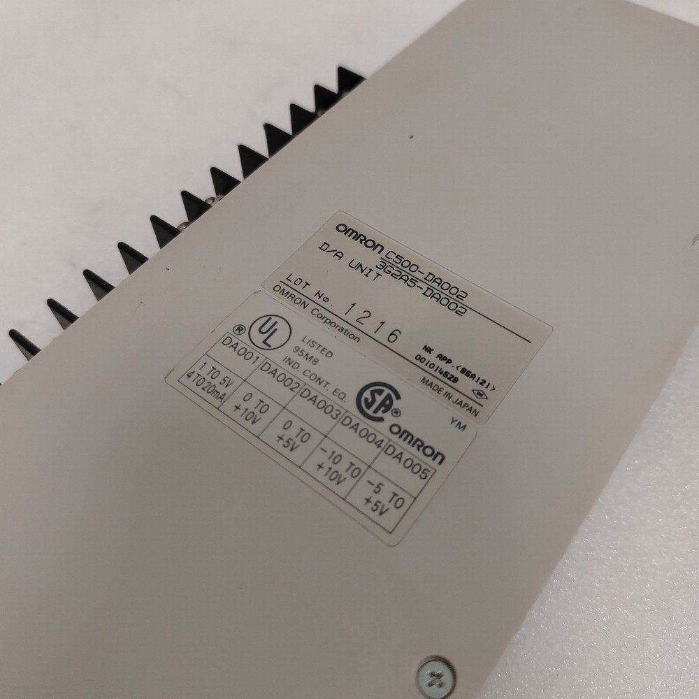 Omron C500-DA002 3G2A5- DA002 D/A Unit
