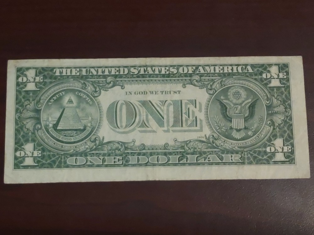1974 $1 Bill - Cutting Error & Shifted Overprint! MAJOR MULTI-ERROR NOTE! 1
