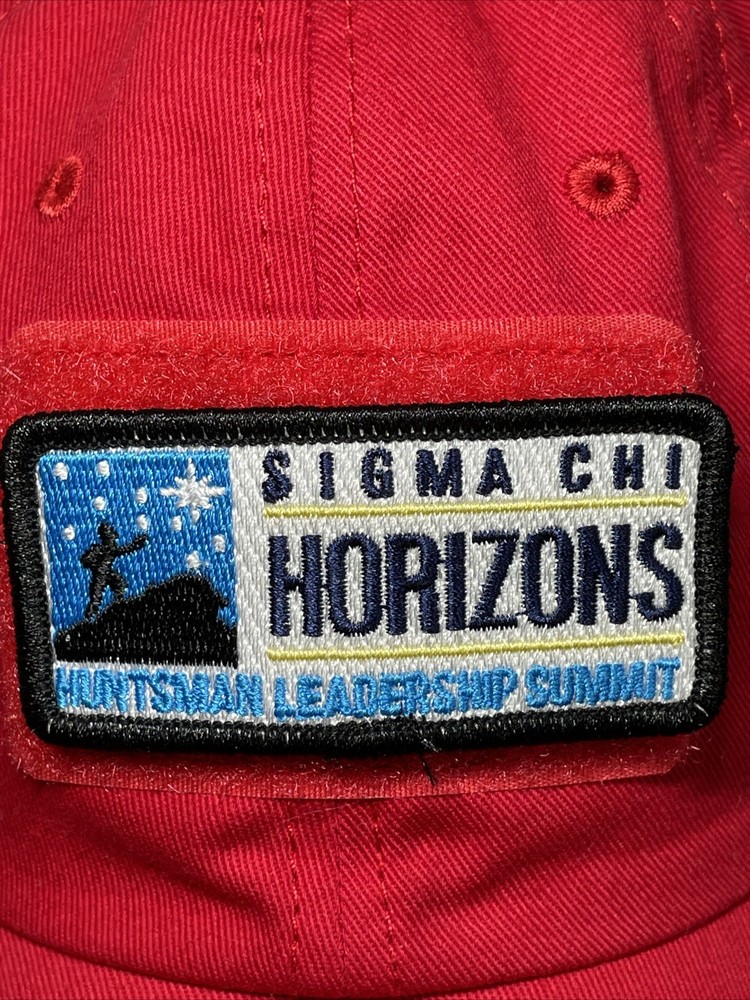 Condor Tactical Hat Red With Huntsman Leadership Summit Patch