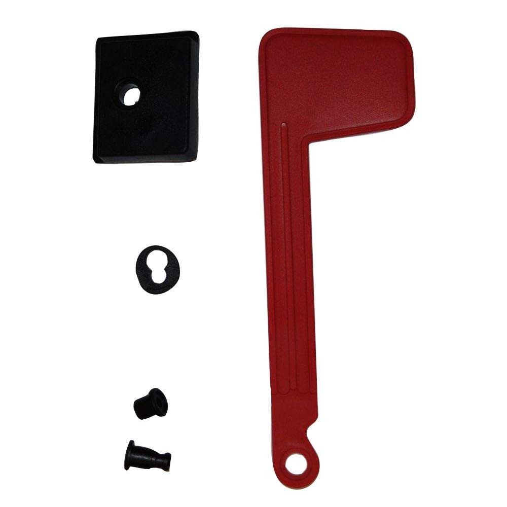 Rust-Proof Plastic Mailbox Replacement Flag Kit - Red, Durable & Easy Install