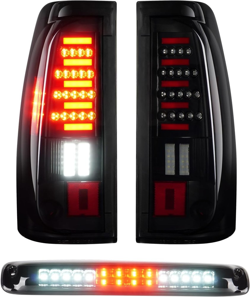 Smoked LED Tail Lights for Chevy Silverado
