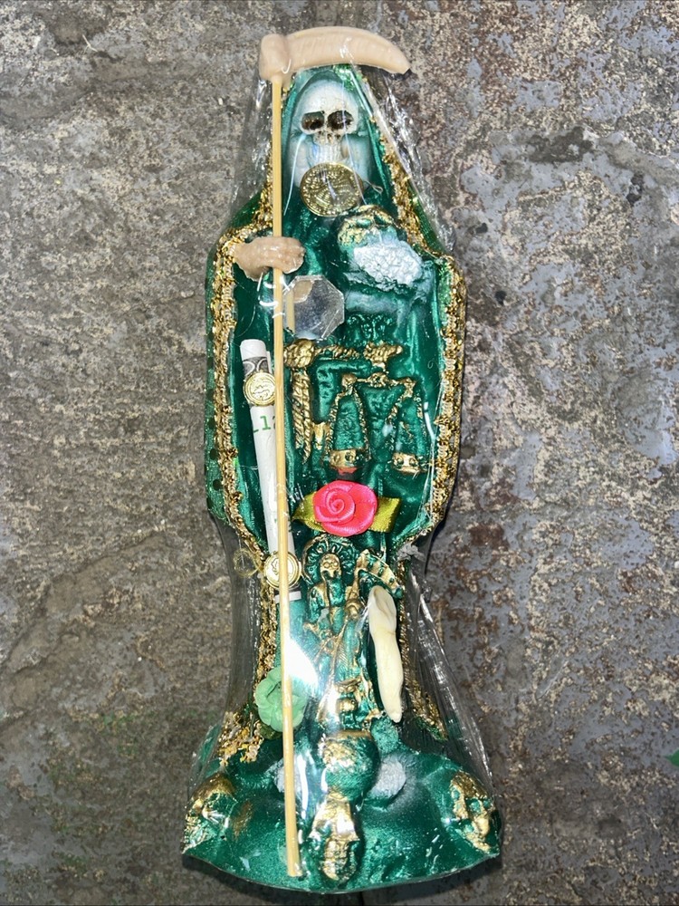 Santa Muerte Green 9in Fixed