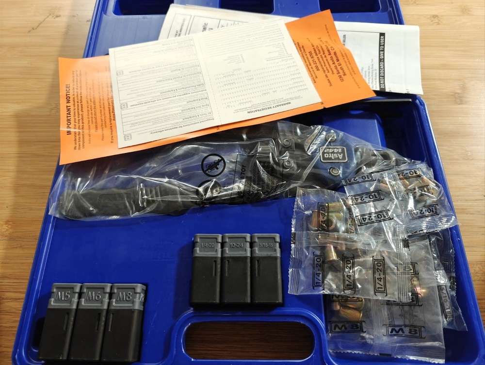 Astro 13" Nut/ Thread Setting Hand Riveter Kit 1442