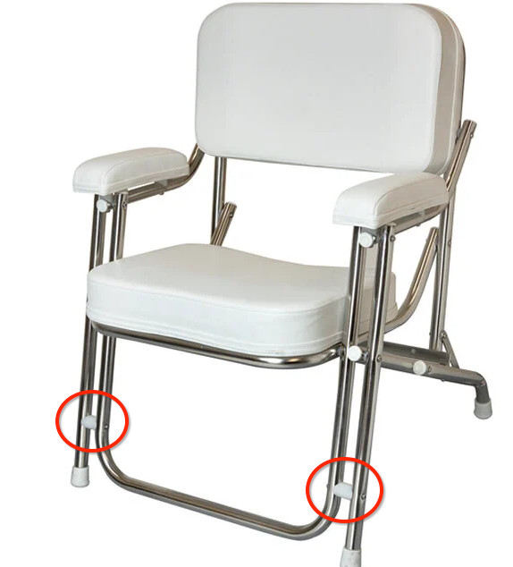 Deck Chair Leg Bushings/Spacers