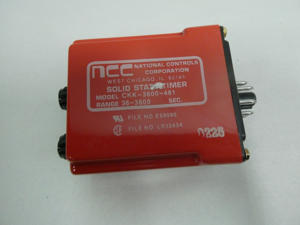 Ncc CKK-3600-461 Solid State Timer 120v-ac