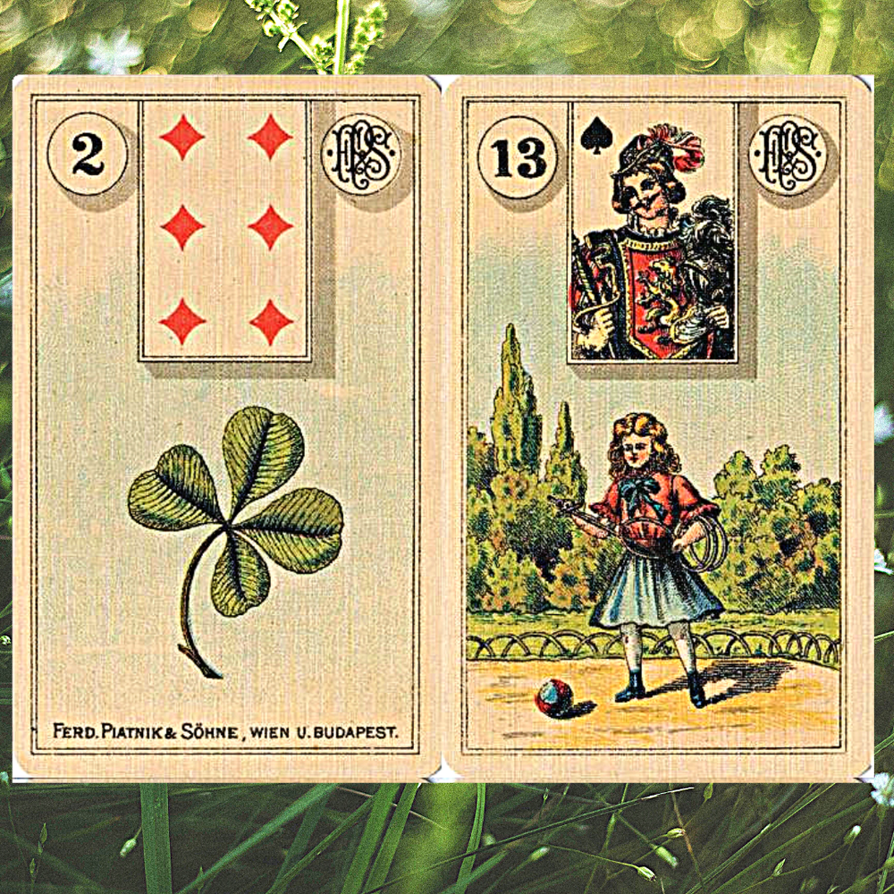 Leormand GRAND TABLEAU Oracle 36Tarot Cards Deck FR engl. Version Divination