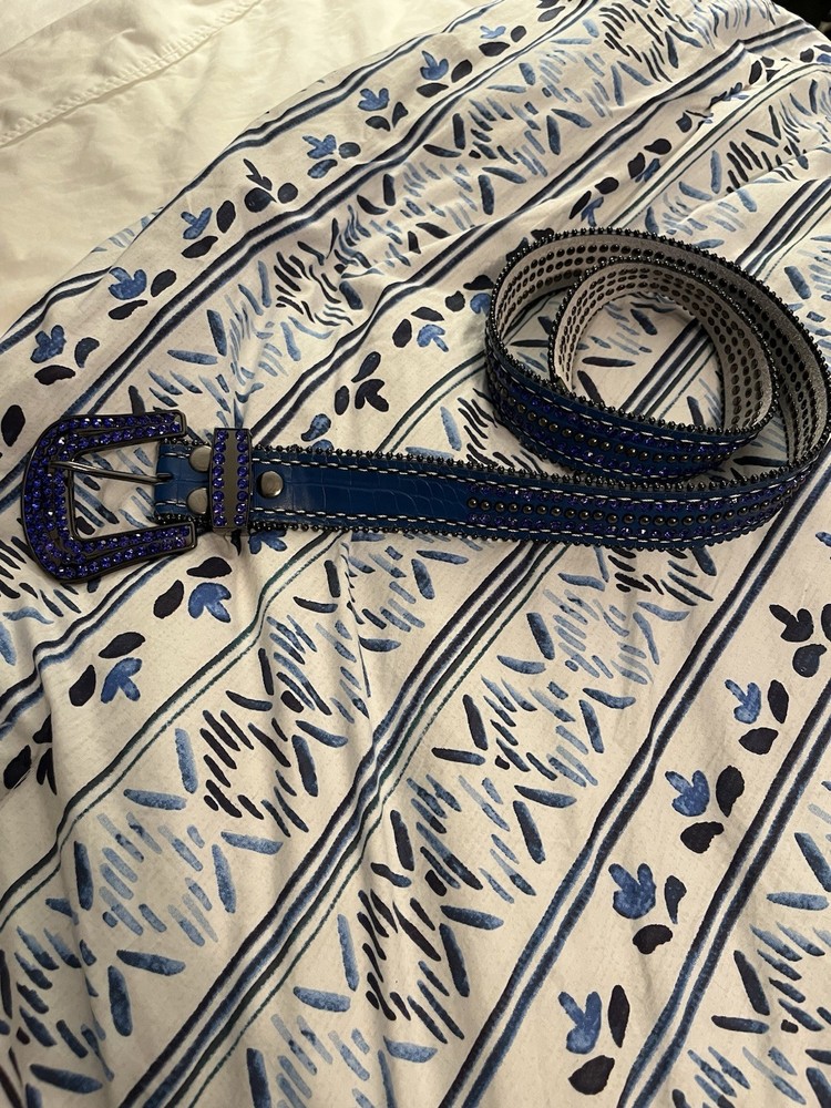 Blue Rhine Stone Belt