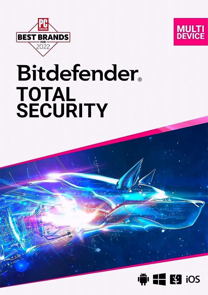 Bitdefender Total Security - 2 Years For 3 Devices + Daily VPN