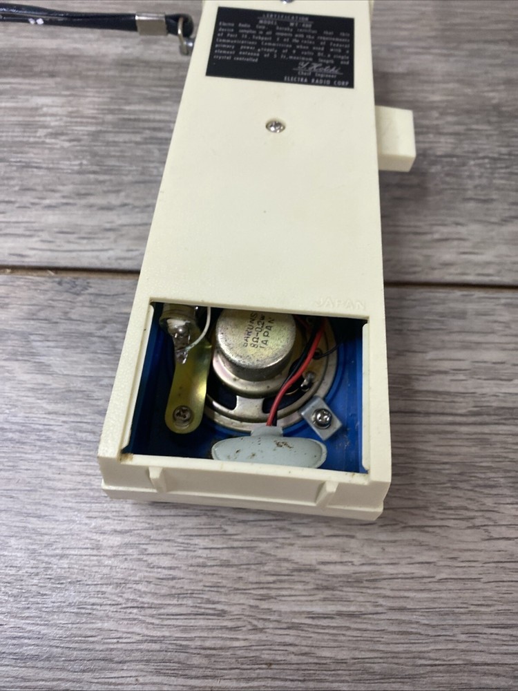 Electra Transceiver Model Wt-400 Blue original Box walkie talkie