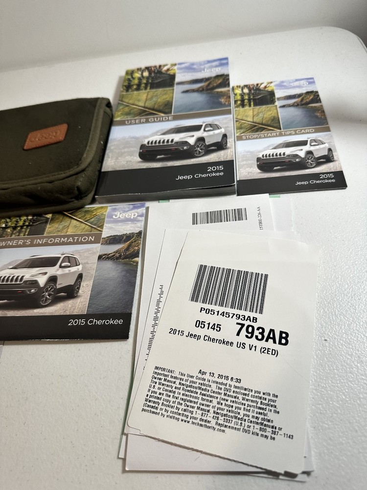 2015 Jeep Cherokee Owner's Manual Set