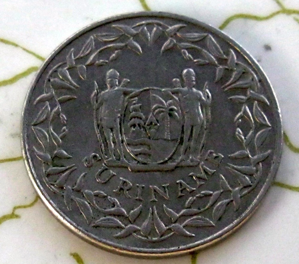 COIN SURINAM 250C 1987 XF "2"