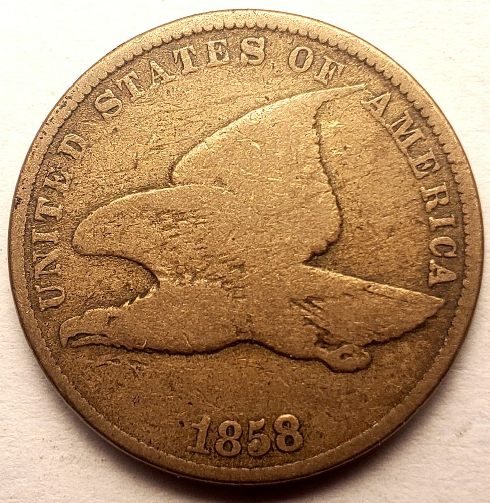 1858 FLYING EAGLE CENT VG  #MC_637