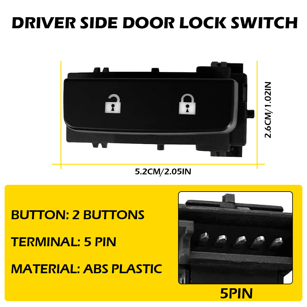 Window Control Switch Switch Fits Chevy 1500 Silverado 2500 HD 3500 HD 2008-2013