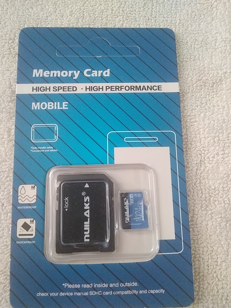 Micro SD Card: 1024 GB Micro SD Memory Card w/ Adapter