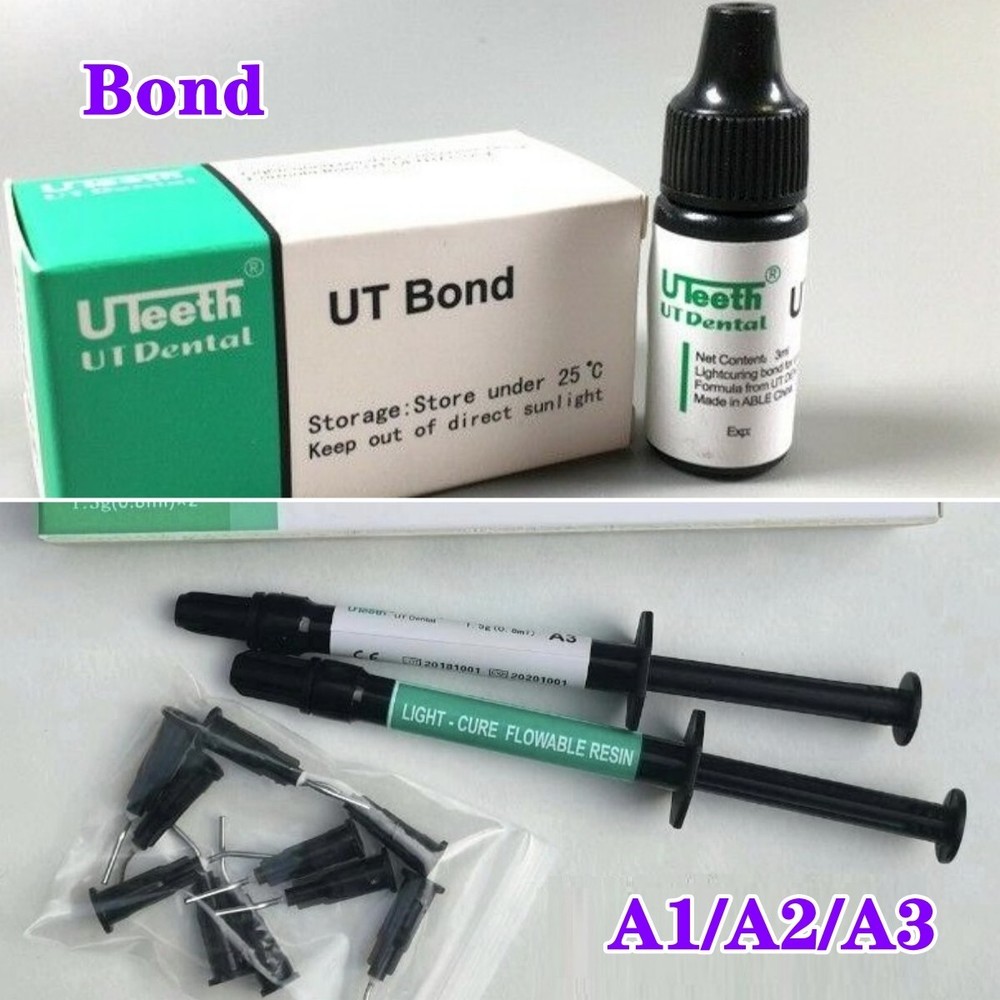 Dental Composite Resin Flowable Light Cure Flow Etch Gel Etching Bond Adhesive