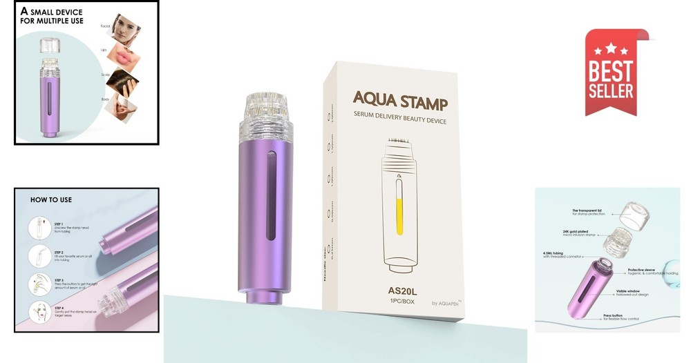 Compact Derma Roller with Micro Infusion Head: Elevate Your Skincare Routine