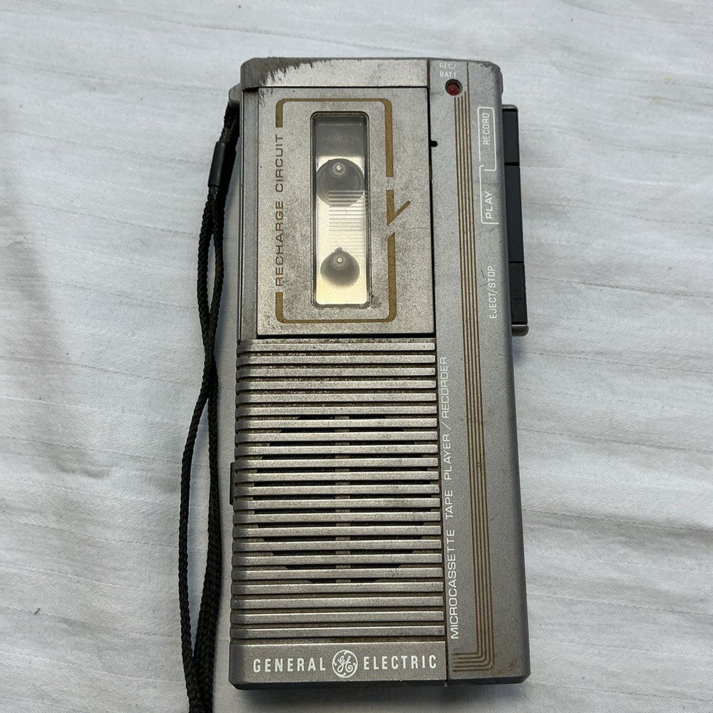 General Electric GE Microcassette Player/Recorder 3-5325A Untested