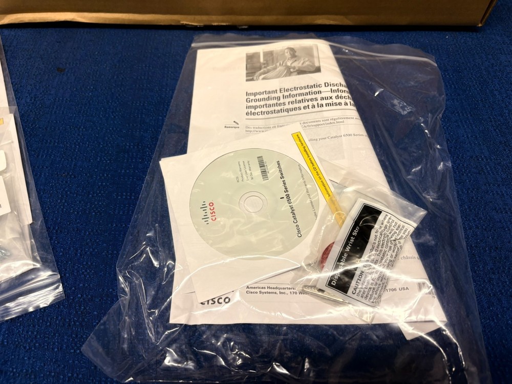 Mounting Kit for Cisco Catalyst 6500 Series Rails , Hardware , Install Discs