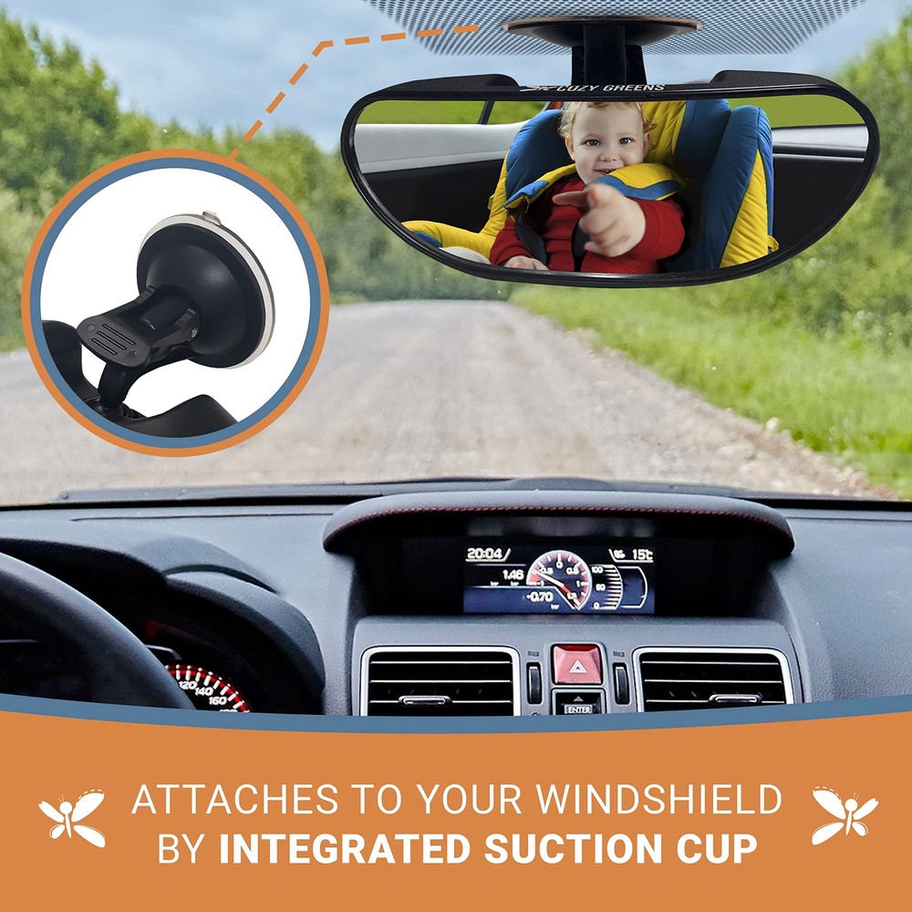 Rearview Baby Car Mirror Windshield Infant Front Facing