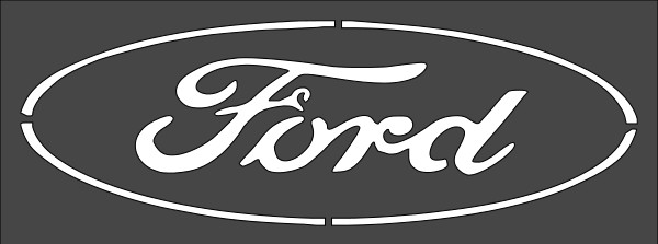 1- 3x8 inch Stencil, (TB-39) Ford (6mil)*****