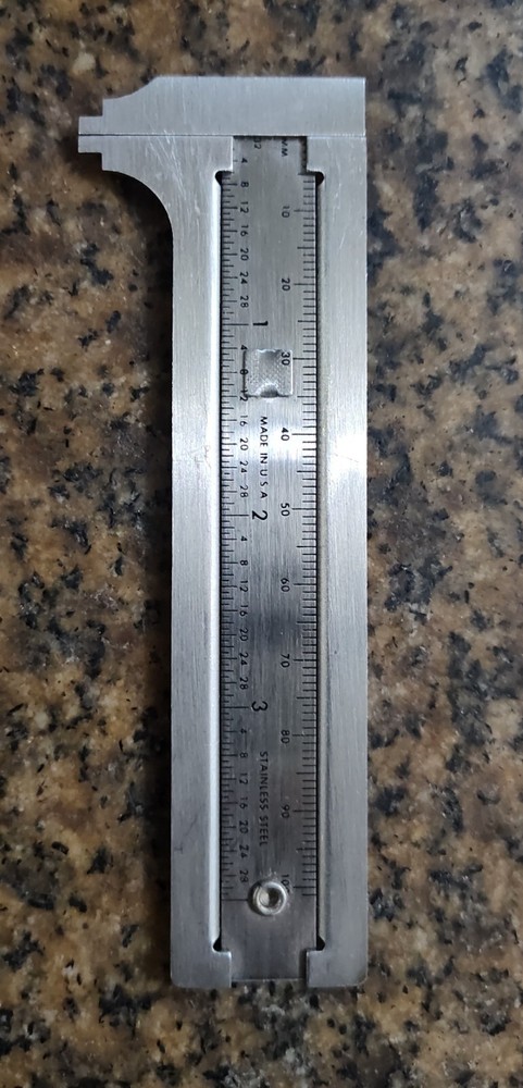 POCKET CALIPER 3" STAINLESS STEEL