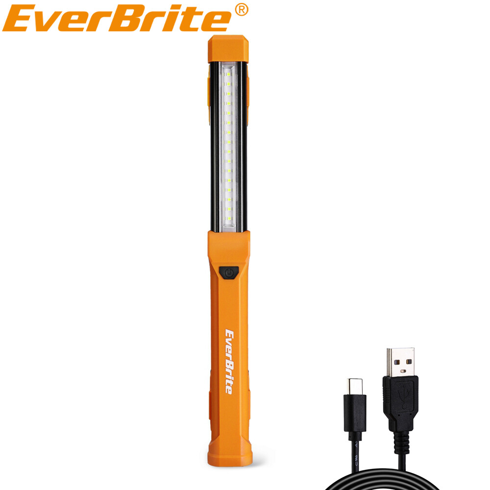 EverBrite 1000LM LED Work Light Rechargeable Work Light 4 Modes w/USB C Cable US