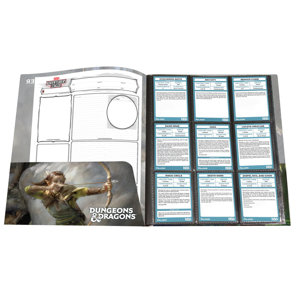 Paladin - Class Folio Organizer Storage with Stickers for Dungeons & Dragons