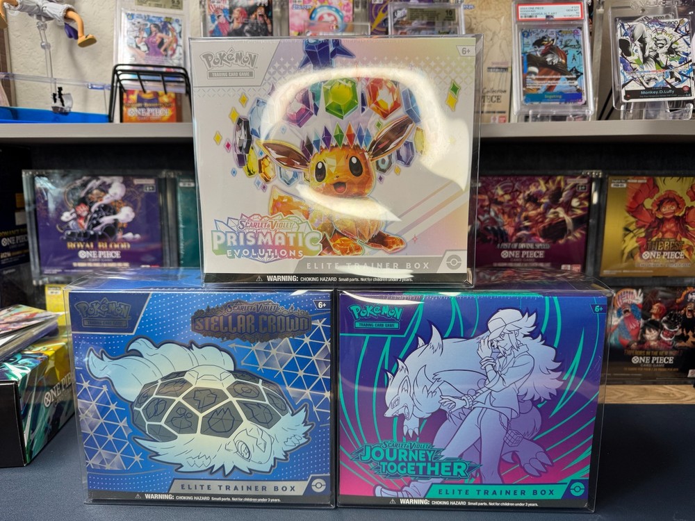 Premium Durable Clear Plastic Display Protector Case for Pokémon  （ETB）