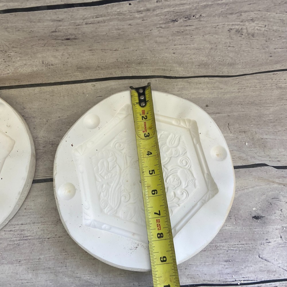 Vintage 1977 Gemini Ceramic Casting Mold Flower Disk #72