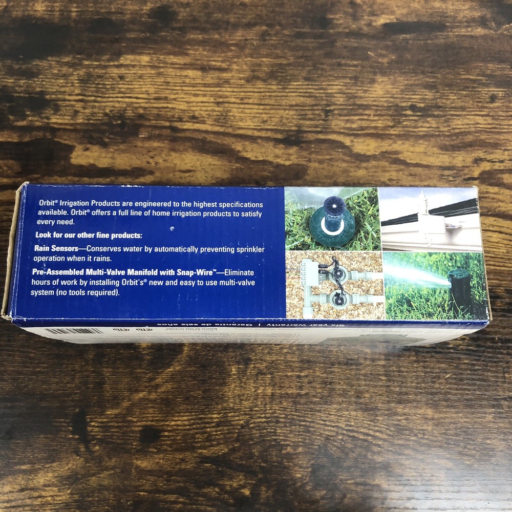NEW Orbit WaterMaster 4 Station Dual Program Sprinkler Timer Model 57194