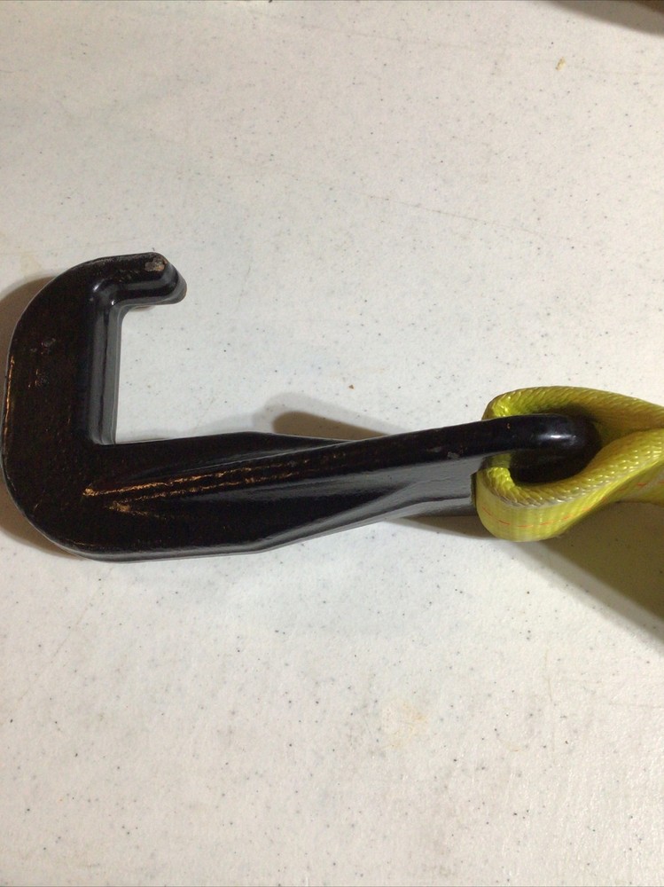 Heavy Duty 4"X34” Winch Straps w/ hook  5000 Tie Down Strap New